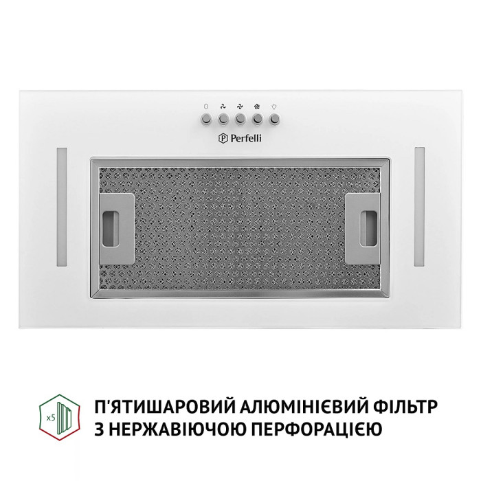 Витяжка Perfelli BI 5684 WH 1000 LED