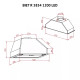 Витяжка Perfelli BIET R 5854 I 1200 LED