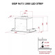Витяжка Perfelli BISP 9673 WH 1000 LED Strip