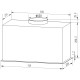 Витяжка Interline BOXGLASS BL A/60 PB/2/T/2