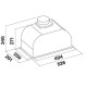 Витяжка Falmec Built-In Max EVO inox 50 CBIN50.E10#ZZZ3460F