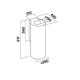 Витяжка Falmec POLAR EVO 35 Gold (800) CPON90.E11P2#EUC490F