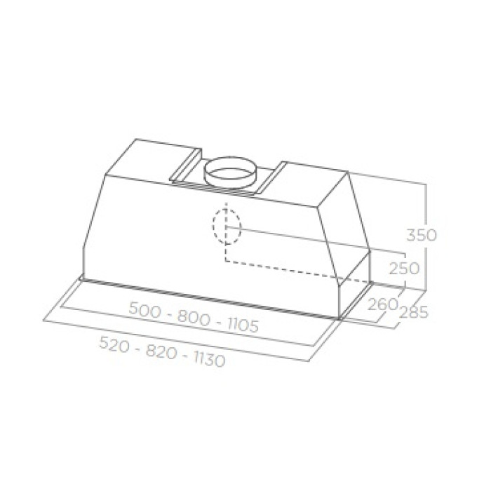 Витяжка Elica CT35 PRO IX/A/120