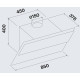 Витяжка Falmec VERSO 55 Black Glass (800) CVXN55.E0P2#ZZZN490F