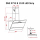 Витяжка Perfelli DNS 9793 B 1100 BL LED Strip
