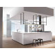 Витяжка Falmec EUROPA Isola 120 Mensola 90 Glass Stainless Steel