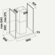 Витяжка Falmec EUROPA Isola 90 Glass steel (800)