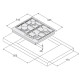 Варильна поверхня Fabiano FHG 1244 VGH Black Glass