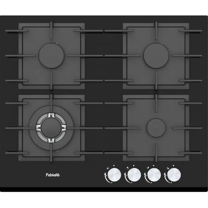 Варильна поверхня Fabiano FHG 1444 VGHT2 Black Glass
