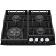 Варильна поверхня Fabiano FHG 8244 VGHT Black Glass
