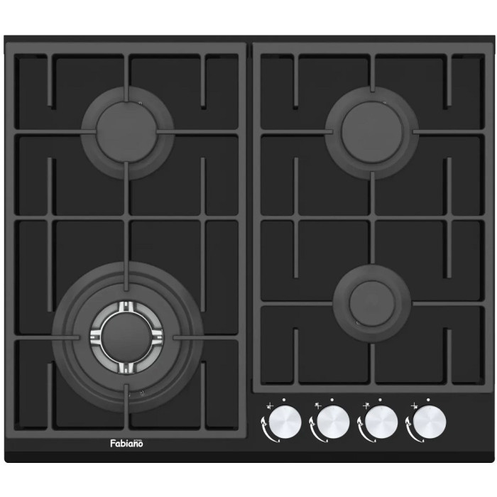 Варильна поверхня Fabiano FHG 8244 VGHT Black Glass
