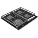 Варильна поверхня Fabiano FHG 8244 VGHT Black Glass