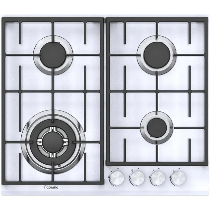 Варильна поверхня Fabiano FHG 8244 VGHT White Glass