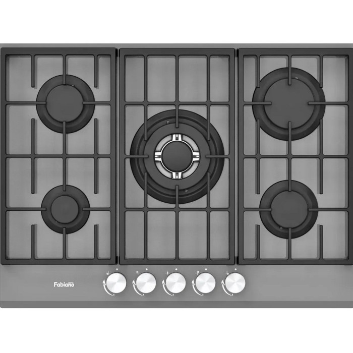 Варильна поверхня Fabiano FHG 8255 VGHT Titanium Glass