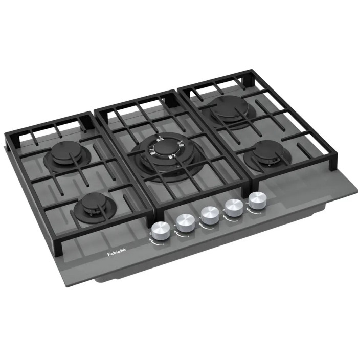 Варильна поверхня Fabiano FHG 8255 VGHT Titanium Glass