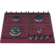 Варильна поверхня Fabiano FHGR 2744 VGHT Burgundy