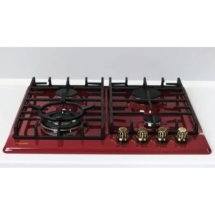 Варильна поверхня Fabiano FHGR 2744 VGHT Burgundy