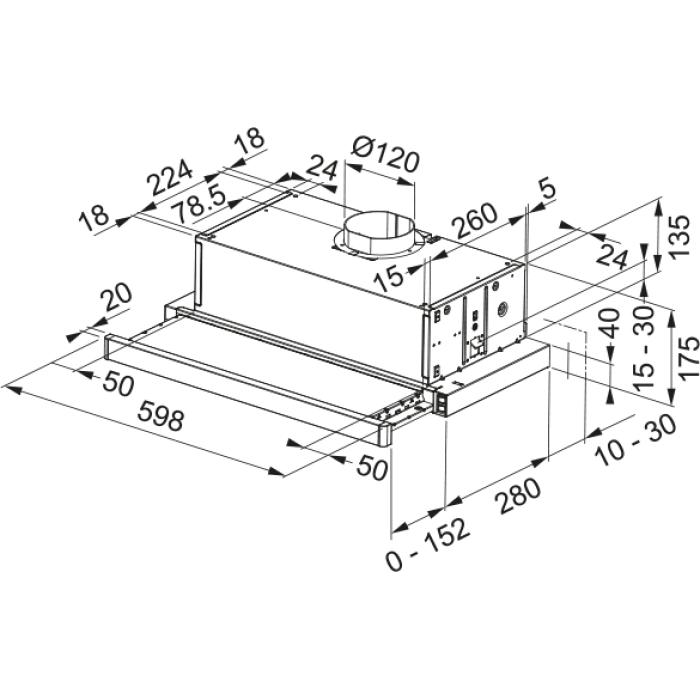 Витяжка Franke Flexa FTC 632L GR/XS