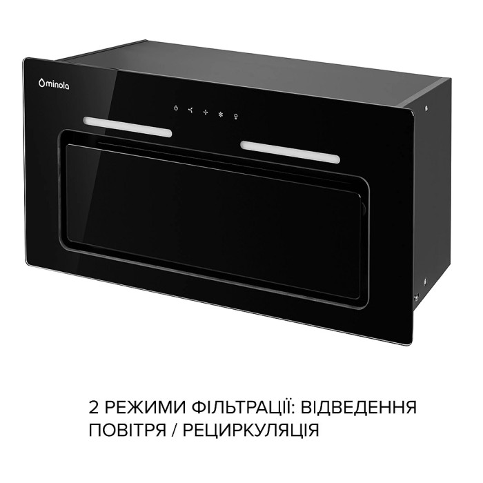Витяжка Minola HBI 6673 BL GLASS 1000 LED Line