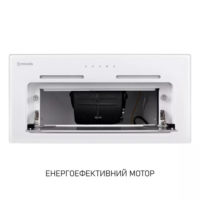 Витяжка Minola HBI 6873 WH GLASS 1200 LED Line
