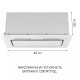 Витяжка Minola HBI 6873 WH GLASS 1200 LED Line