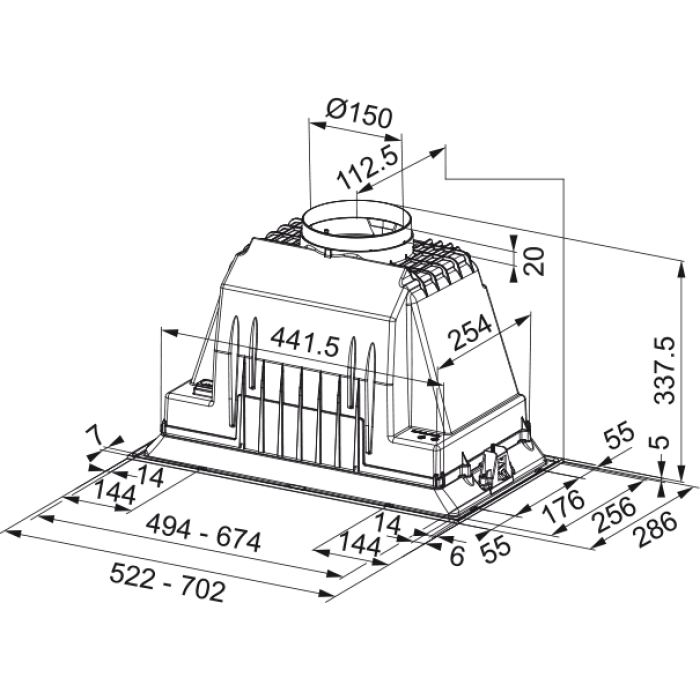 Витяжка Franke Inca Smart FBI 705 Plus