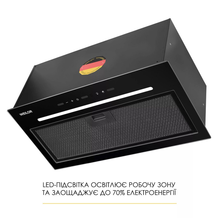 Витяжка Weilor LUNA WBG 58 BLACK