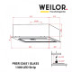 Витяжка Weilor PBSR 52651 GLASS WH 1300 LED Strip