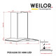 Витяжка Weilor PGS 6230 SS 1000 LED