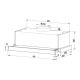 Витяжка Interline SLIM WH A/60/2/T