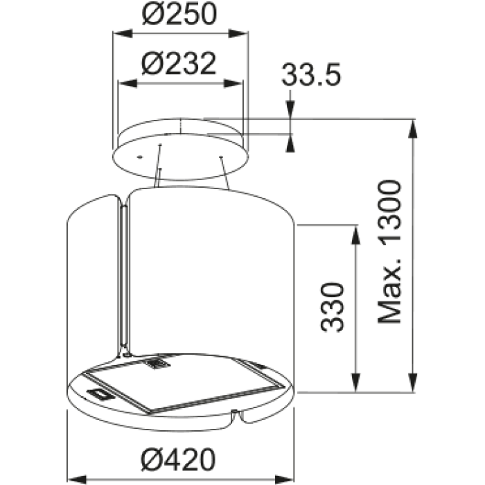 Витяжка Franke Smart FSMS F42 WH MATT